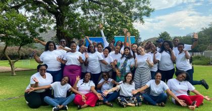 UN Volunteers from South Africa during a learning event. So far in 2024, there are 36 UN Volunteers with 12 UN entities in South Africa.