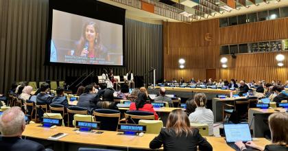 Shriya Sundaram, UN Volunteer Partnerships Coordinator with UNCDF Fiji spoke at the Summit of the Future in New York on 20 September.