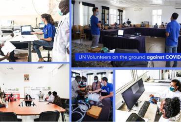 UN Volunteers on the ground to support São Tomé and Príncipe in the fight against COVID-19.