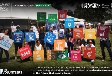 Youth for the achievement of the Sustainable Development Goals.
