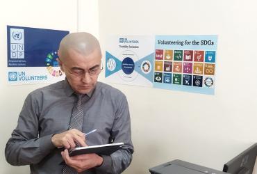 Hudoykul Hafizov, UN Volunteer National Specialist on Disability Inclusion with UNDP Uzbekistan.