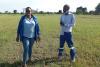 Melody Chali, during one of her field visits to meet farmers of Namwala district, Zambia.