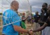 Marko Miljevic, International UN Volunteer Civil Affairs Officer with the United Nations Mission in South Sudan, during a peacebuilding sports activity.