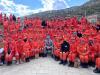 The Executive Coordinator of United Nations Volunteers, Toily Kurbanov marks International Volunteer Day with local volunteers in Bhutan on 5 December.