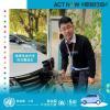 Voici Yibing Zhao, assistant de coordination du programme des Volontaires ONU national au sein du Programme des Nations Unies pour lʼenvironnement (PNUE) en Chine.