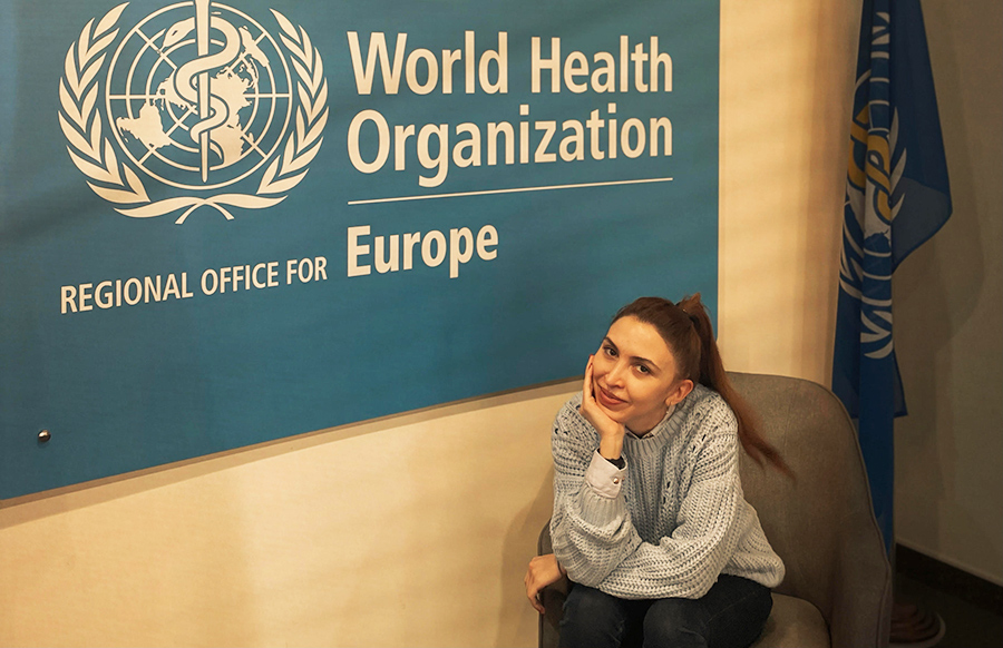 Parandzem Paryan, UN Volunteer Communications Specialist with WHO in Armenia