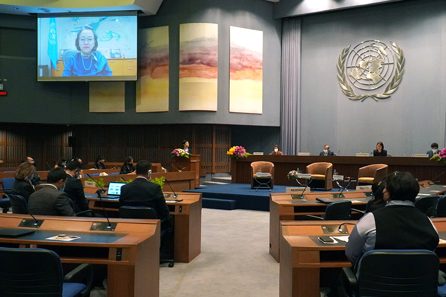 The launch of the SWVR 2022 in Bangkok, Thailand within the Ninth Asia-Pacific Forum on Sustainable Development (APFSD). Bangkok, Thailand